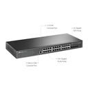 TL-SG3428 | JetStream 24-Port Gigabit L2 Managed Switch with 4 SFP Slots