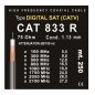 Cable Coaxial Bieffe 1,13 mm Cu / Cu PE 6,9mm Negro 250 m | Satelite Rover BI010933