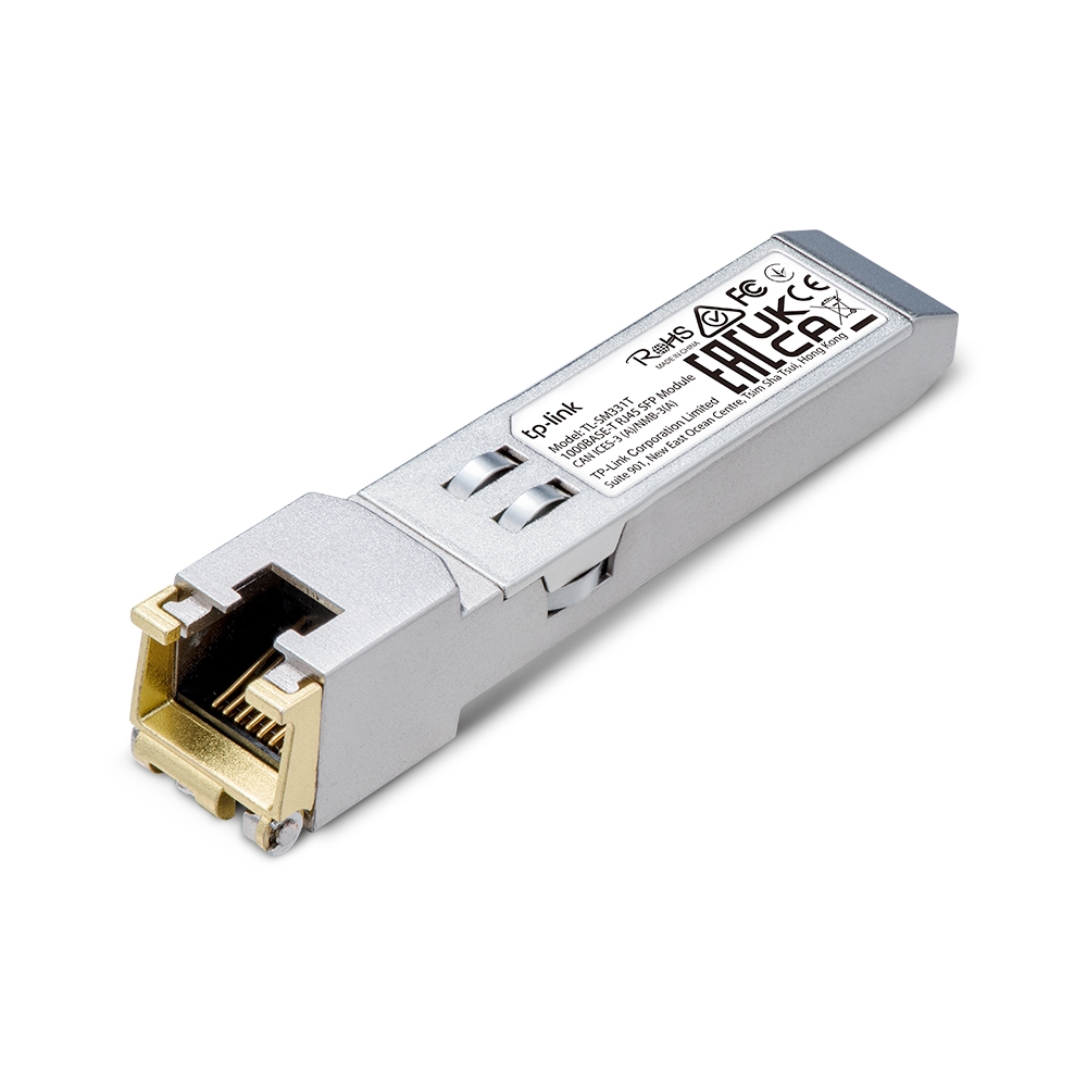 TL-SM331T | 1000BASE-T RJ45 SFP Module | TP-Link