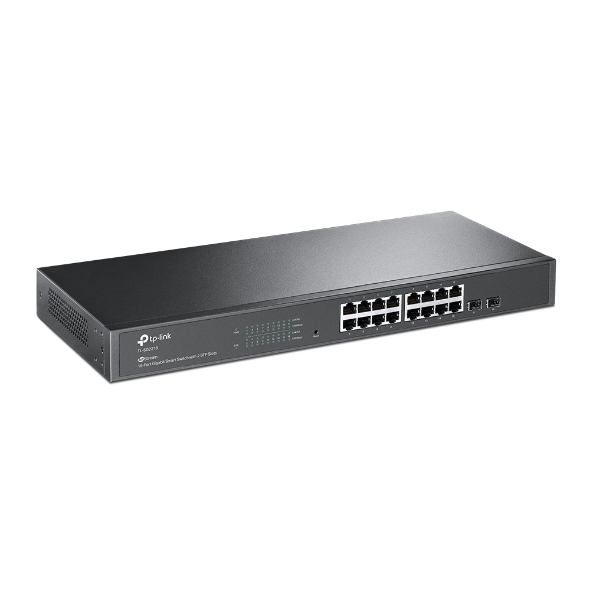 TL-SG2218 | Switch inteligente JetStream de 16 puertos Gigabit con 2 ranuras SFP | TP-Link Omada