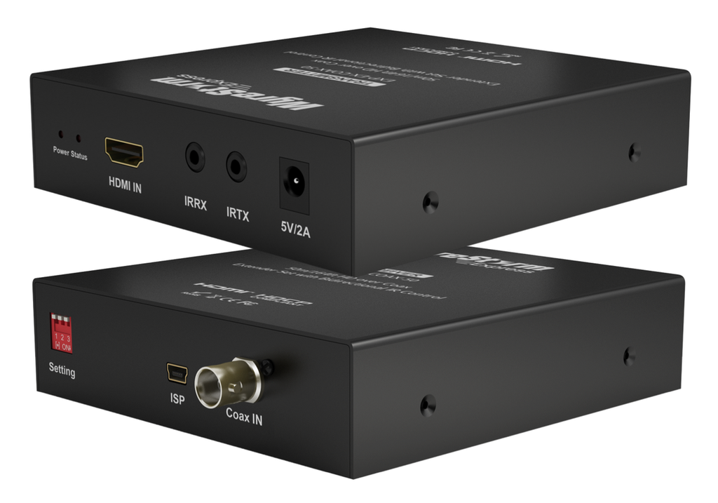 WyreStorm EXP-EX-COAX-50 1080P HDMI Over COAX Extender Kit with 2-Way IR - 164ft