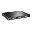 TL-SG3452P | JetStream 52-Port Gigabit L2+ Managed Switch with 48-Port PoE+