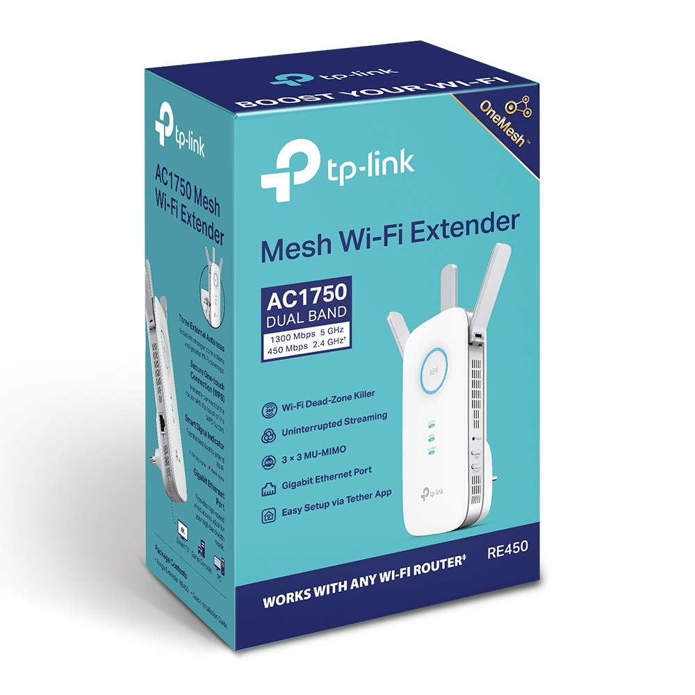 RE450 | AC1750 Wi-Fi Range Extender | TP-Link India