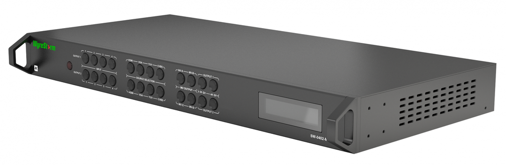 WyreStorm SW-0402-MV-HDBT 4x2 Multi-View Scaler/Switcher w/ 4K HDMI/HDBaseT Outputs
