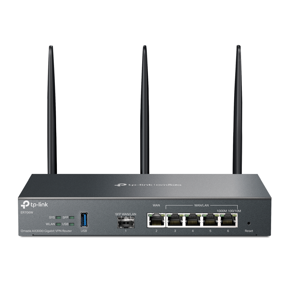 ER706W | Omada AX3000 Gigabit VPN Router | Omada by TP-Link