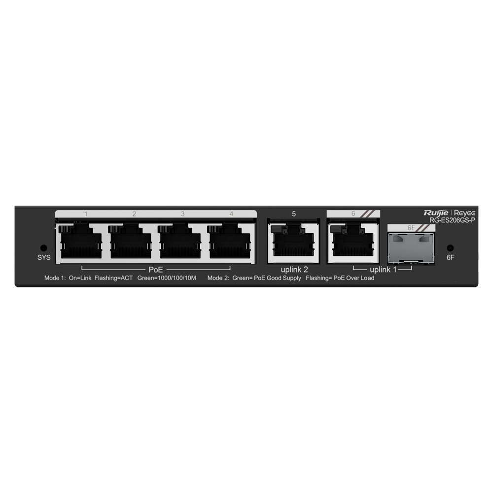 RG-ES206GS-P - Vista 1