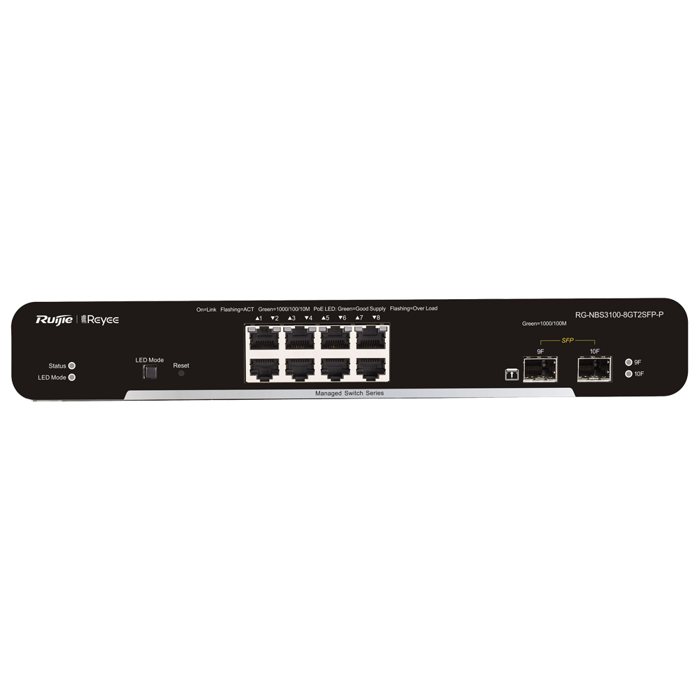 RG-NBS3100-8GT2SFP-P - Vista 1