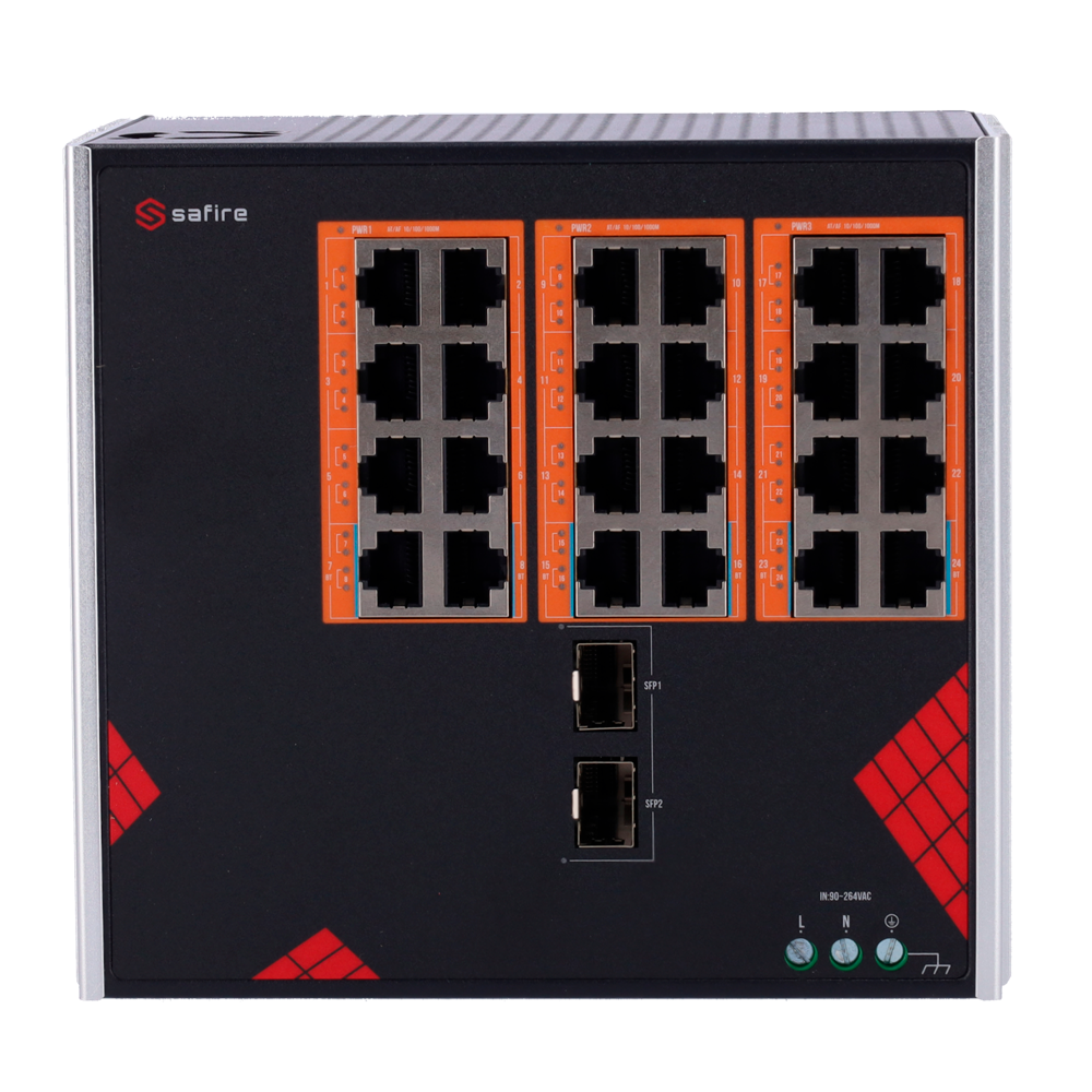 SF-SWI2624HIPOE-GF-AC-390-DIN - Vista 1