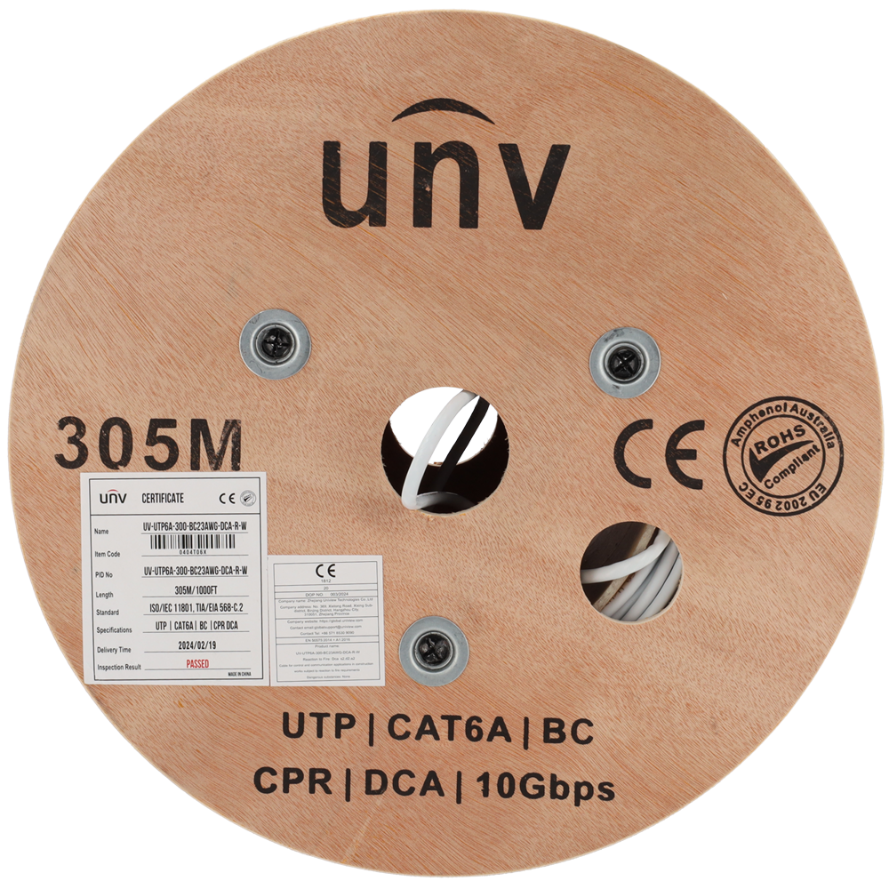 UV-UTP6A-300-BC23AWG-DCA-R-W - Vista 5