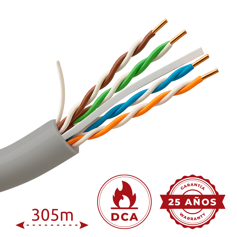 UV-UTP6-300-BC24AWG-DCA-B-W - Vista 1
