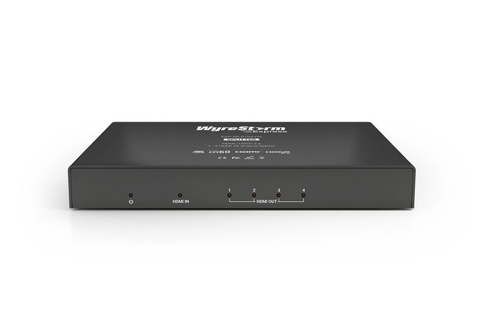 WyreStorm Essentials 4K60 1:4 Scaling HDMI Splitter - WyreStorm