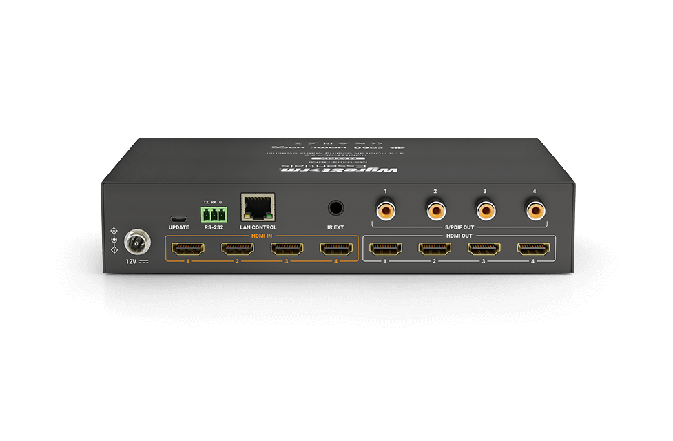 WyreStorm MX-0404-HDMI 4×4 4K Matrix Switcher – 18Gbps HDMI
