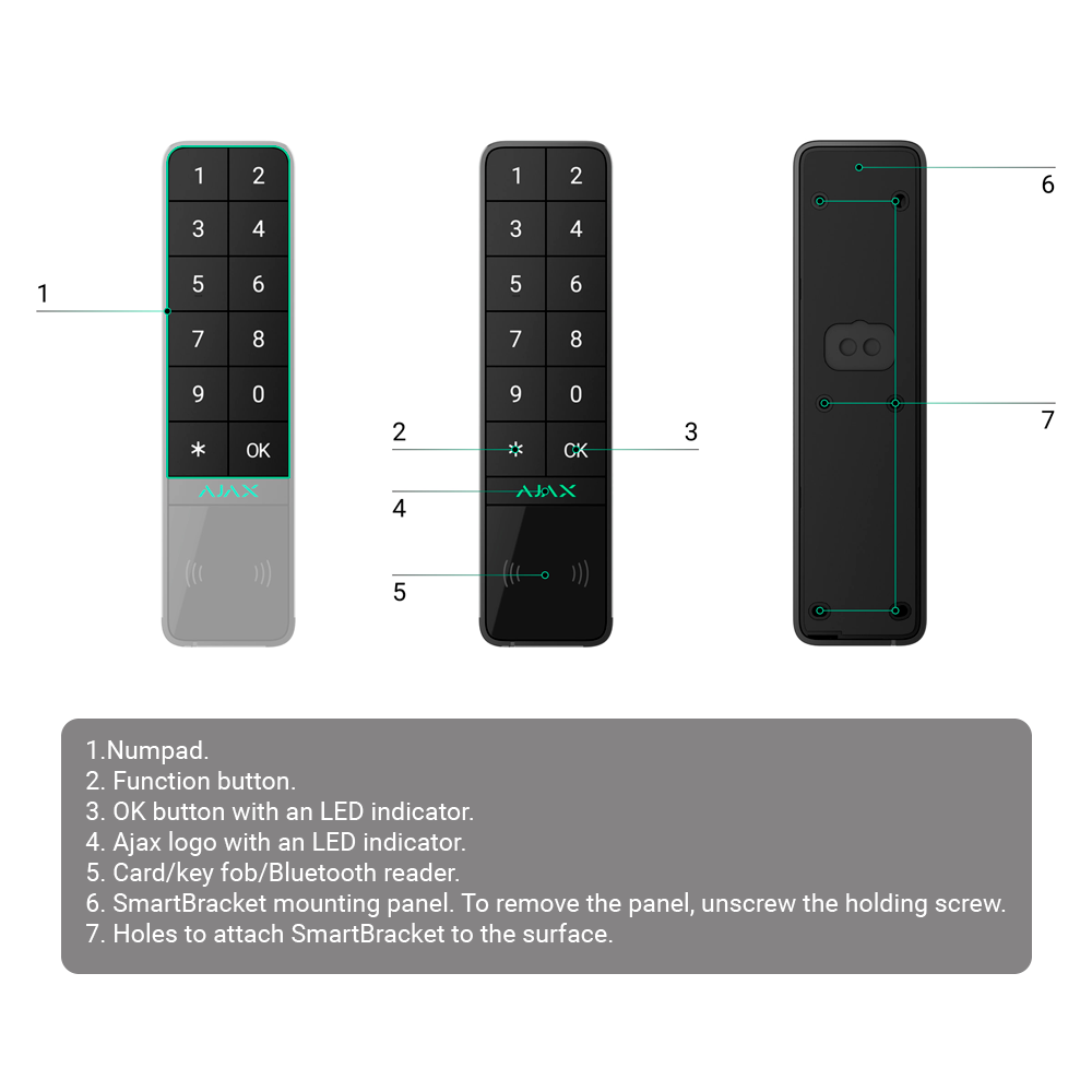 V-AJ-KEYPADOUTDOOR-W image 3
