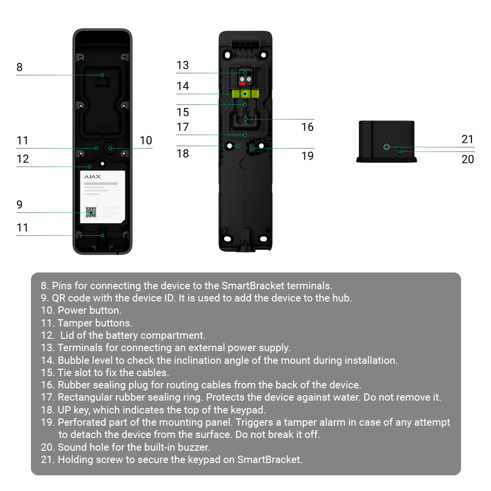 V-AJ-KEYPADOUTDOOR-W image 4