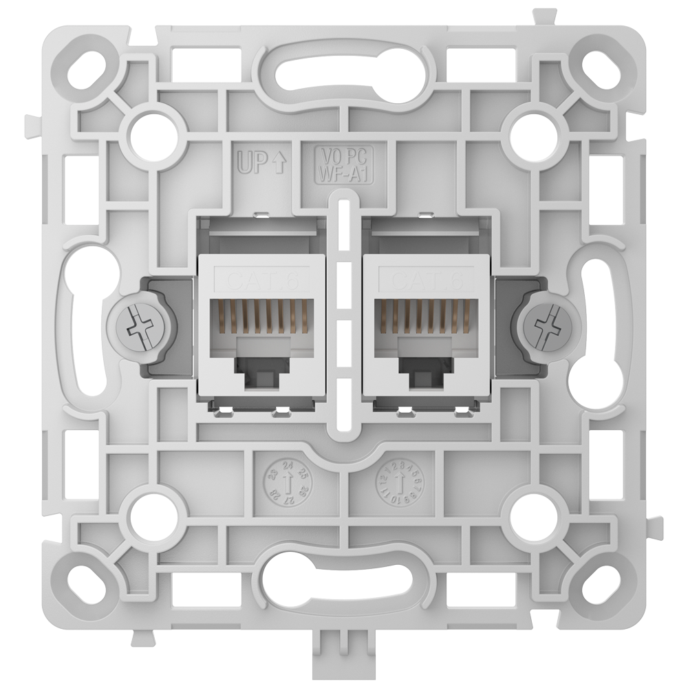 V-AJ-OUTLETCORE-LAN-W image 1