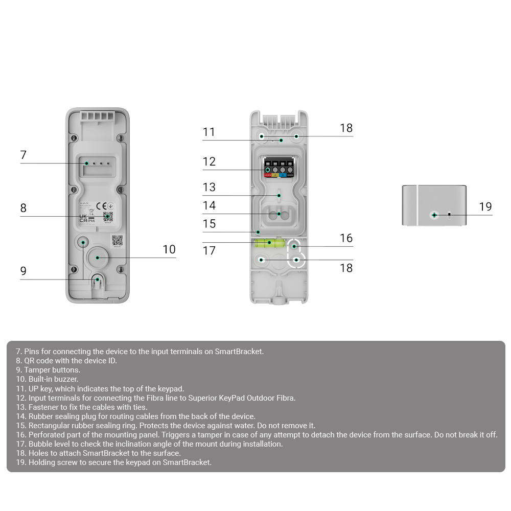 V-FIBRA-KEYPADOUTDOOR-W image 4