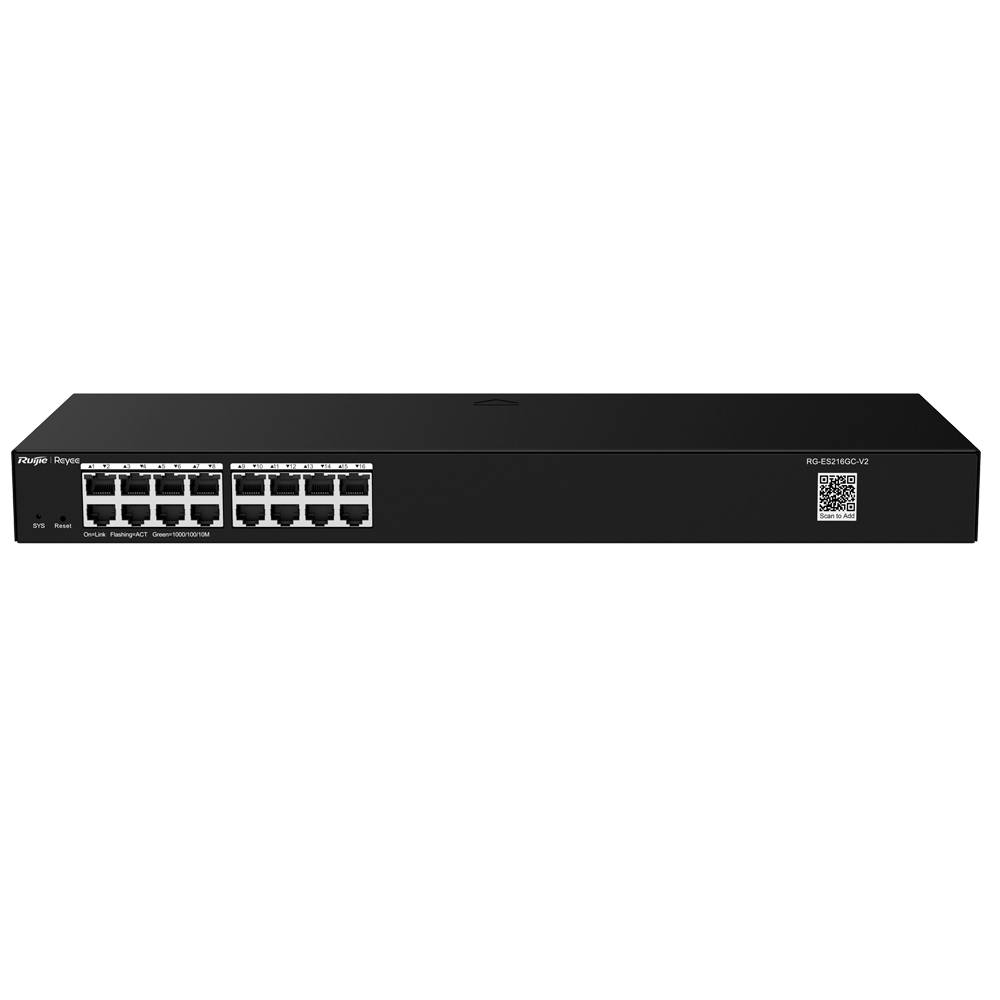 RG-ES216GC-V2 | Reyee Switch Cloud 16 puertos Gigabit