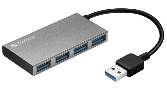 [ET-133-88] Sandberg USB 3.0 Pocket Hub 4 ports