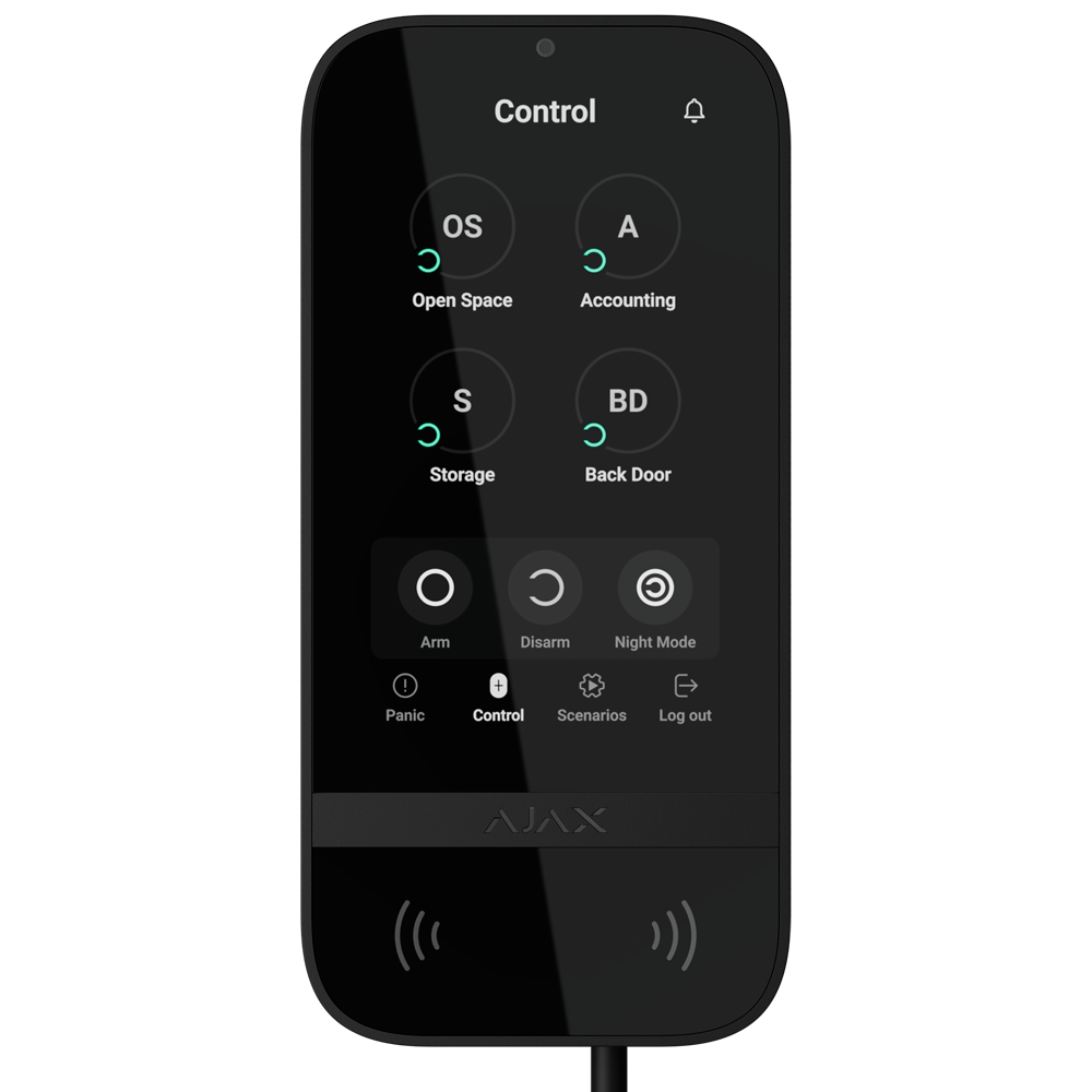 [V-FIBRA-KEYPADTOUCHSCREEN-B] FIBRA-KEYPADTOUCHSCREEN-B