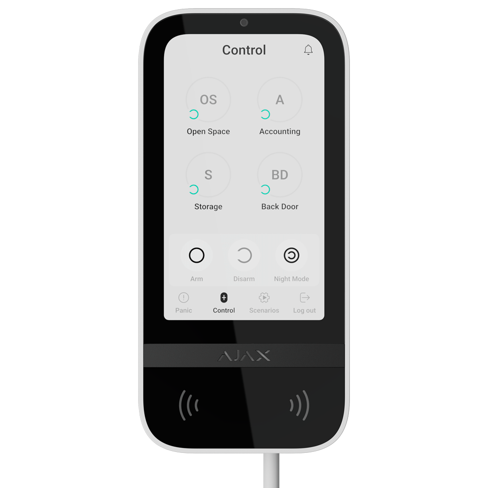 [V-FIBRA-KEYPADTOUCHSCREEN-W] FIBRA-KEYPADTOUCHSCREEN-W