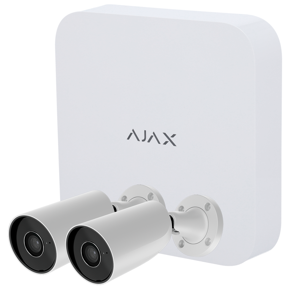 [V-AJ-NVRKIT108-2XBULLET-W] AJ-NVRKIT108-2XBULLET-W