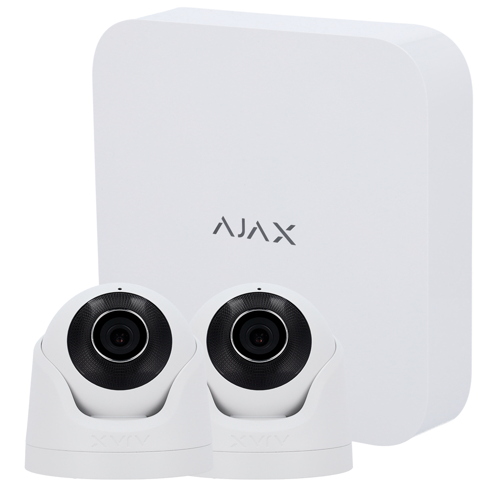 [V-AJ-NVRKIT108-2XTURRET-W] AJ-NVRKIT108-2XTURRET-W