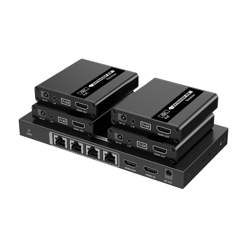 [V-HDMI-SPL-1x4-4K30-CAT6] HDMI-SPL-1x4-4K30-CAT6