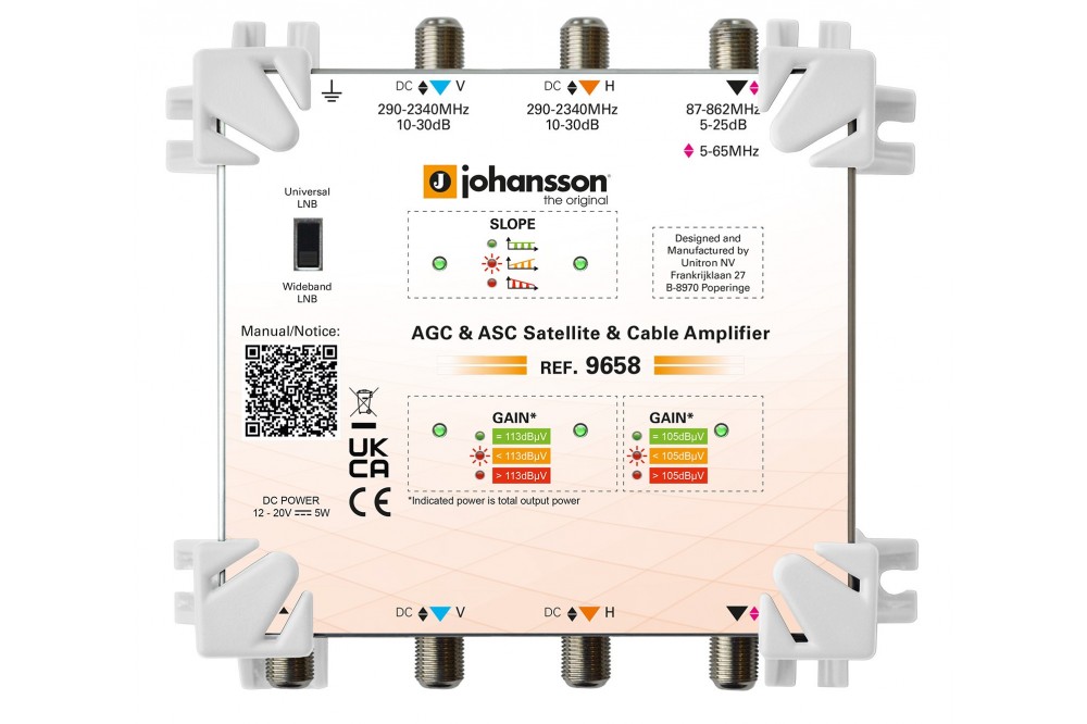 [ECO-9658] AGC & ASC Satellite & Cable Amplifier