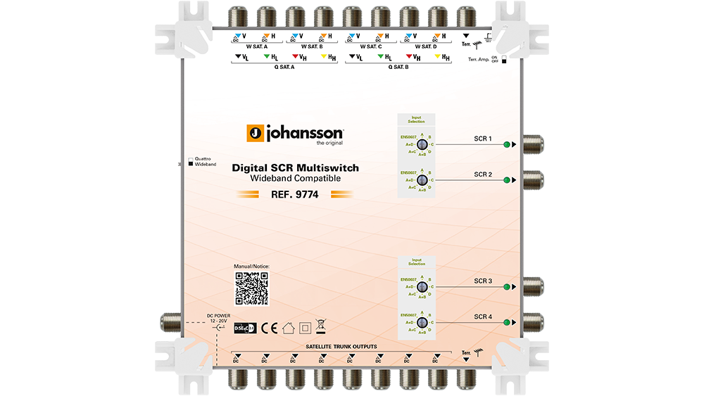 Digital SCR Multiswitch 4 outputs
