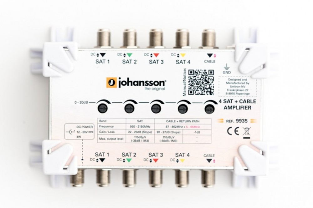 [ECO-9935] Amplifier 4x SAT + 1x Cable