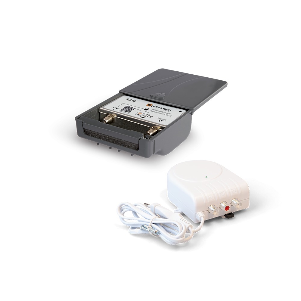 UHF Preamplifier (5G) (High performance) + Power Supply