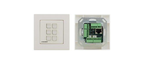 [M-1009672] Kramer Electronics RC-206/EU-80/86(W) botonera Blanco