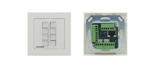 [M-1009664] Kramer Electronics RC-208/EU-80/86(W) botonera Blanco