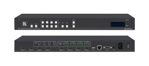 [M-986041] KRAMER / CONMUTADOR 4X4 / 4K HDR / MATRIX SWITCHER WITH AUDIO DE-EMBEDDING / VS-44H2A