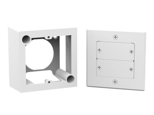 [M-962429] KRAMER IS - ROOM CONNECTIVITY ON-WALL BOX, 1 GANG EUROPEAN- 65MM - OWB-1G/65/EU (85-000025)