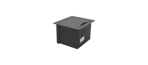 [M-962015] Kramer Electronics TBUS-1N(B) Escritorio Caja de cables Negro 1 pieza(s)