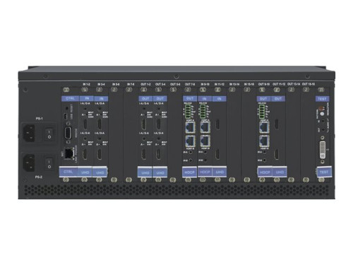 [M-959748] KRAMER 2x2 to 16x16 Modular 4K60 4:2:0 Multi?Format Managed Digital Matrix Switcher (VS-1616DN-EM)