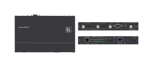 Kramer Electronics DIP-20 extensor audio/video Transmisor de señales AV Negro
