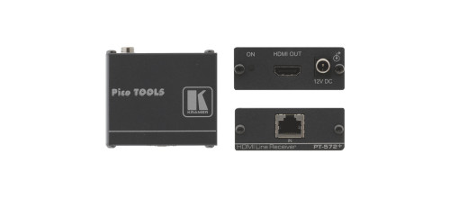 Kramer Electronics PT-572+ extensor audio/video Receptor AV Negro