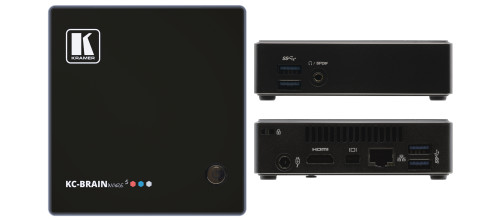 [M-1363899] Kramer Electronics KC-BRAINWARE-5 Escritorio pequeño 4 GB 32 GB SSD Mini PC Negro