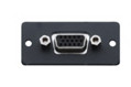 [M-1363063] Kramer Electronics Wall Plate Insert − 15−pin HD (F/F) caja de tomacorriente Negro
