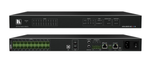 KRAMER AVSM MATRIZ DE AUDIO DE 20 PUERTOS CON DSP Y ENTRADAS Y SALIDAS INTERCAMBIABLES, CON CANCELACÍON DE ECO - AFM-20DSP-AEC (13-80451330)