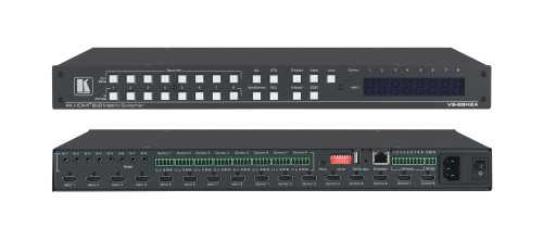 [M-1355157] KRAMER VS-88H2A MATRIZ DE CONMUTACIÓN 8X8 4K HDR HDCP 2.2 CON ENRUTAMIENTO DE AUDIO ANALÓGICO Y DIGITAL (20-08800230)