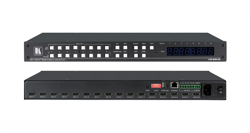 [M-1335122] KRAMER VS-88H2 8X8 4K HDR HDCP 2.2 MATRIX SWITCHER WITH DIGITAL AUDIO ROUTING