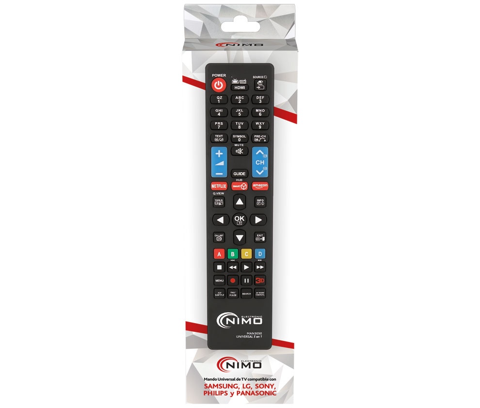 MAN3050 - Mando directo para TVs SAMSUNG, LG, SONY, PHILIPS, PANASONIC