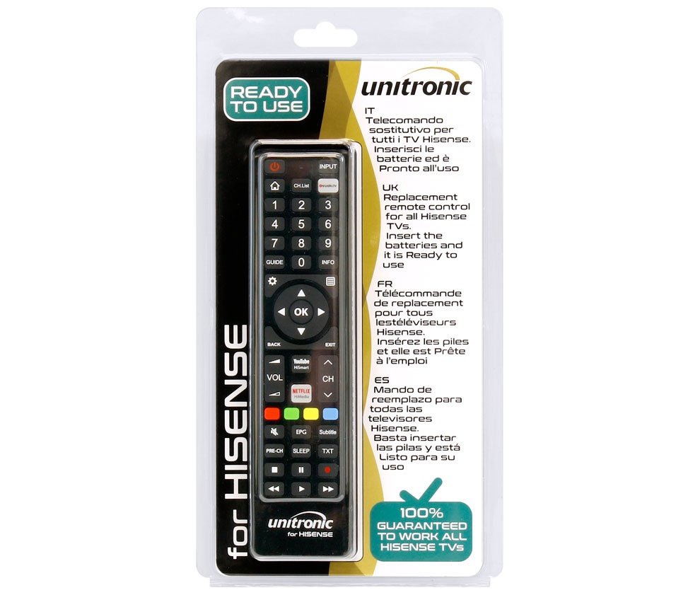 MAN3087 - Telemando universal para TV HISENSE