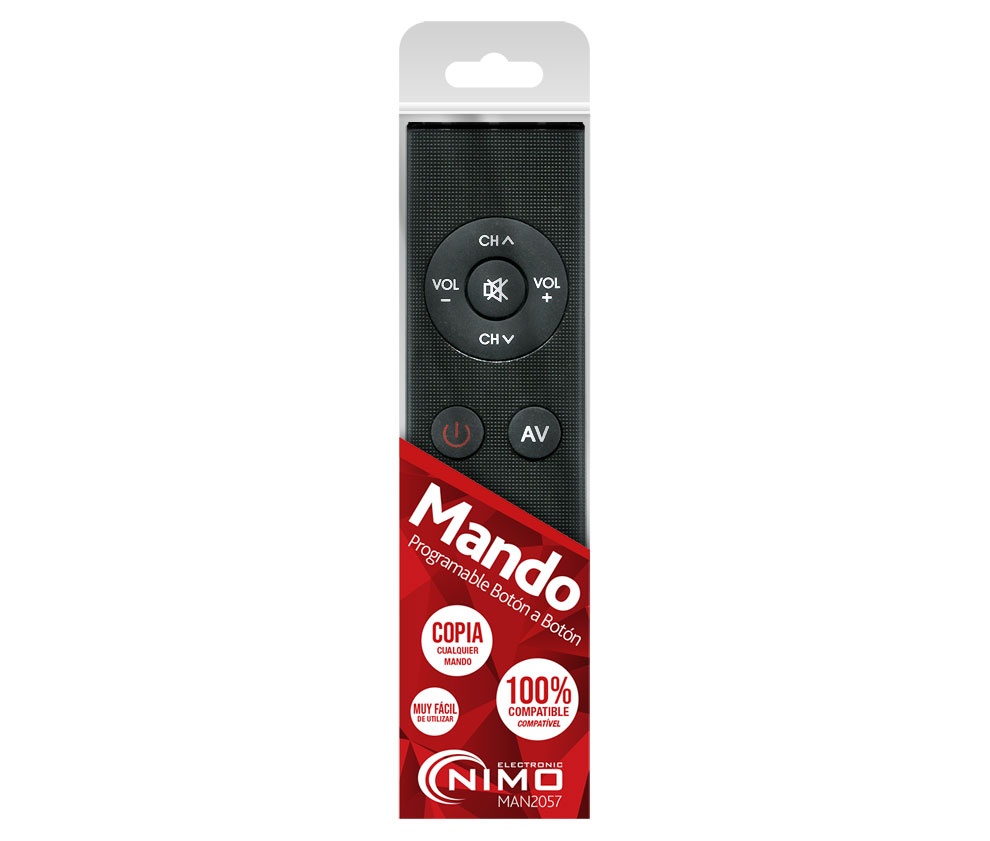 MAN2057 - Mando sencillo programable botón a botón slim