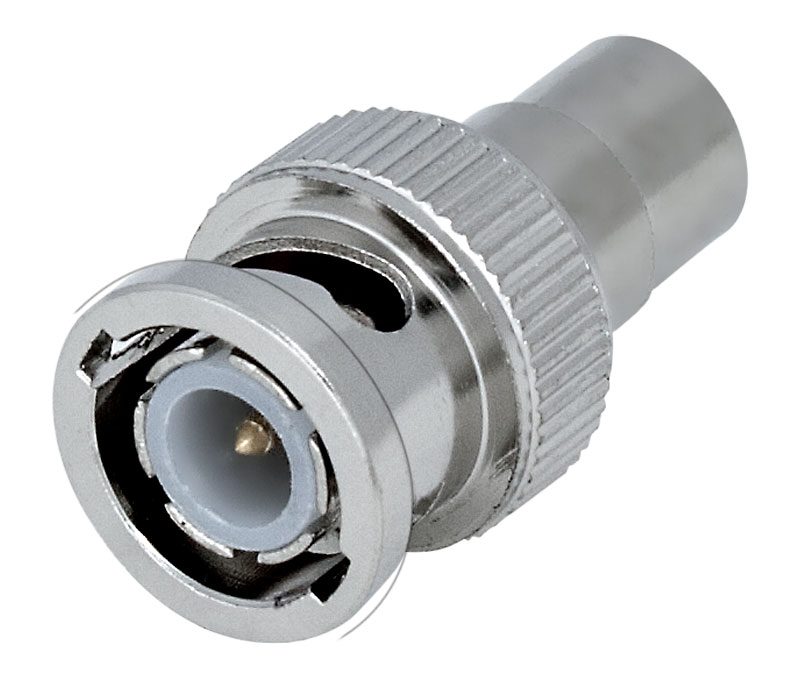 CON667 - Adaptador BNC macho a RCA hembra