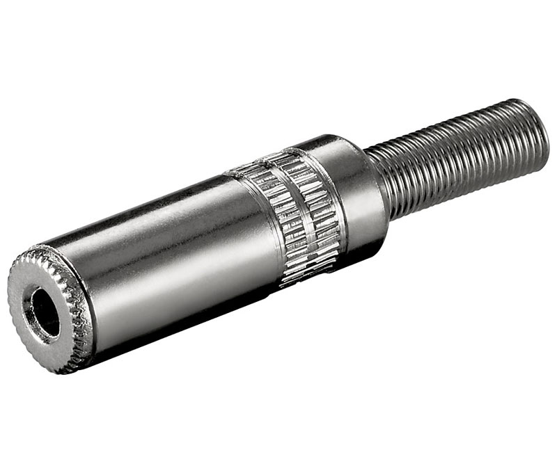CON694 - Jack hembra estéreo de 3,5mm metálico