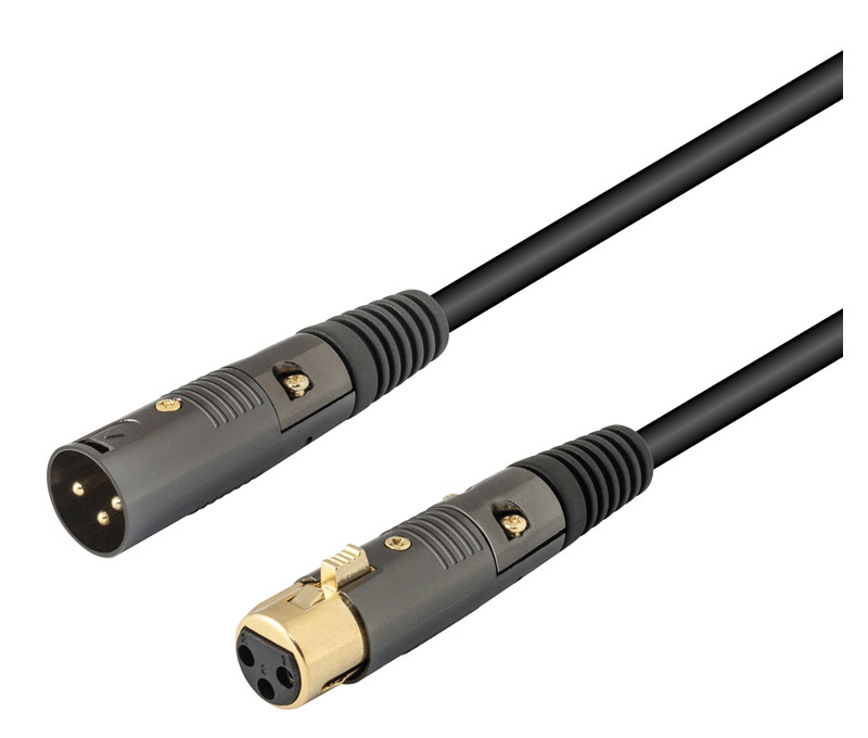 WIR385 - Conexión de audio XLR-Canon Macho - Hembra Balanceado